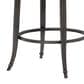 Armen Living Torres Counter Height Stool with Mushroom Brown Upholstery in Antique Pewter, , large