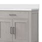 Lexora Home Abbey 84" Double Bathroom Vanity in Black Oak with 2 cm White Cultured Marble Top, Rectangular Sinks and 36" Mirrors, , large