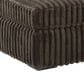 Ashley Midnight-Madness Oversized Accent Ottoman in Chocolate, , large