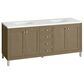 James Martin Vanities Chicago 72" Double Bathroom Vanity Cabinet in Walnut Whisper, , large