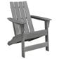 Ashley Cove Beach Outdoor Adirondack Chair in Gray, , large
