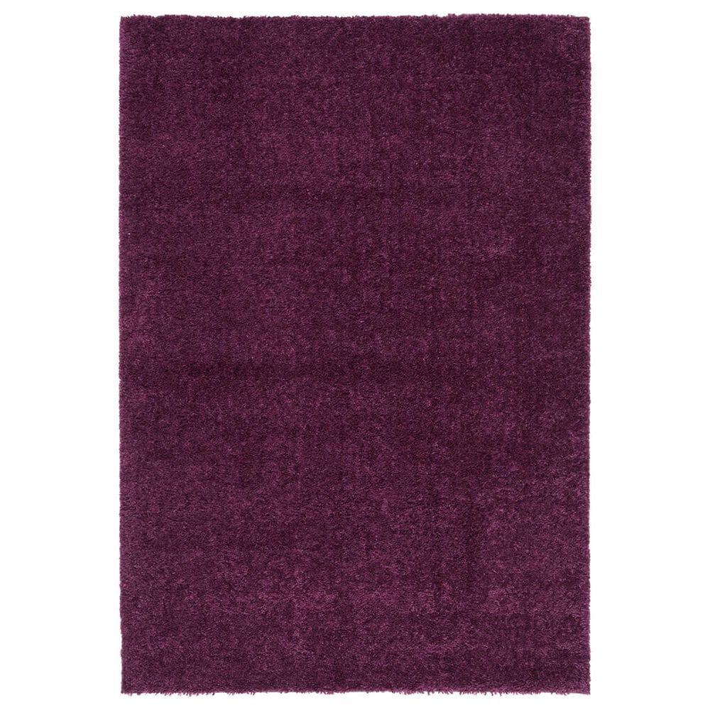 Safavieh August Shag 6" x 9" Purple Area Rug, , large