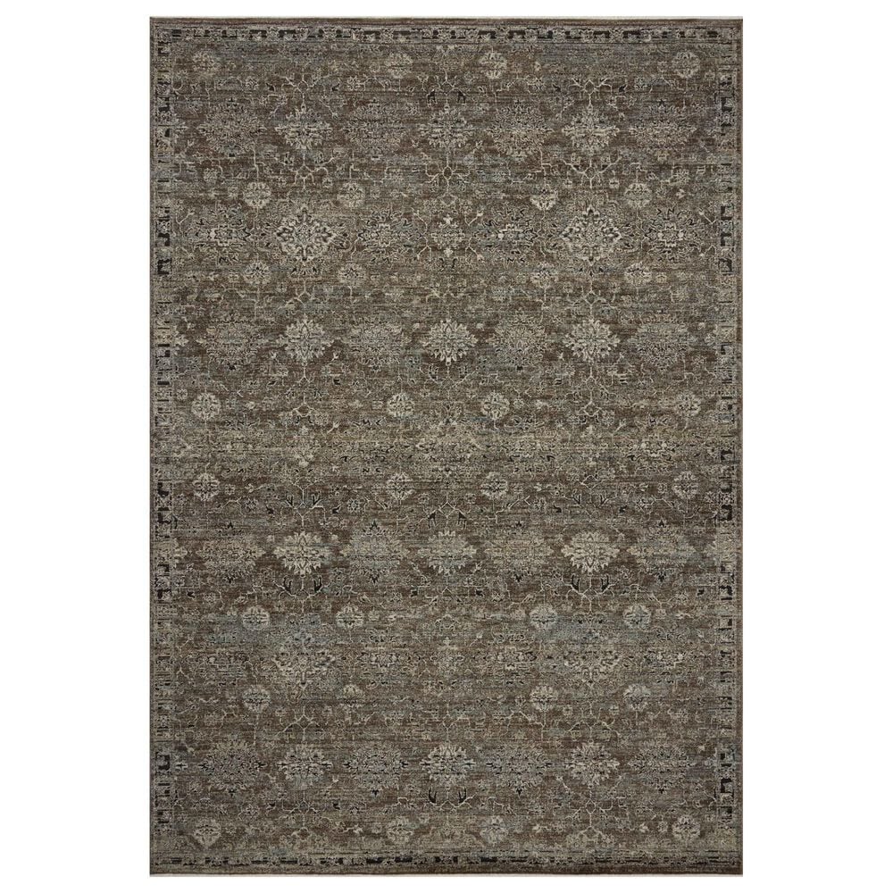 Loloi Briar Bark and Lagoon 5"3" x 7"6" Area Rug, , large