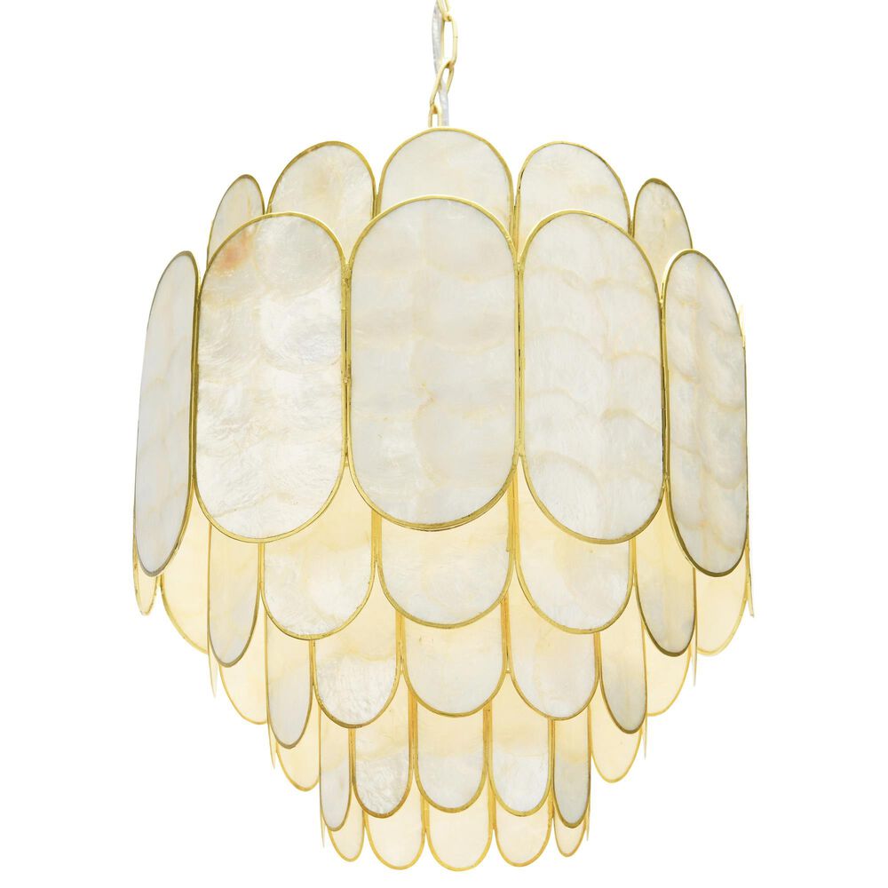 Creative Coop Gatsby 4-Tier Chandelier in Gold, , large