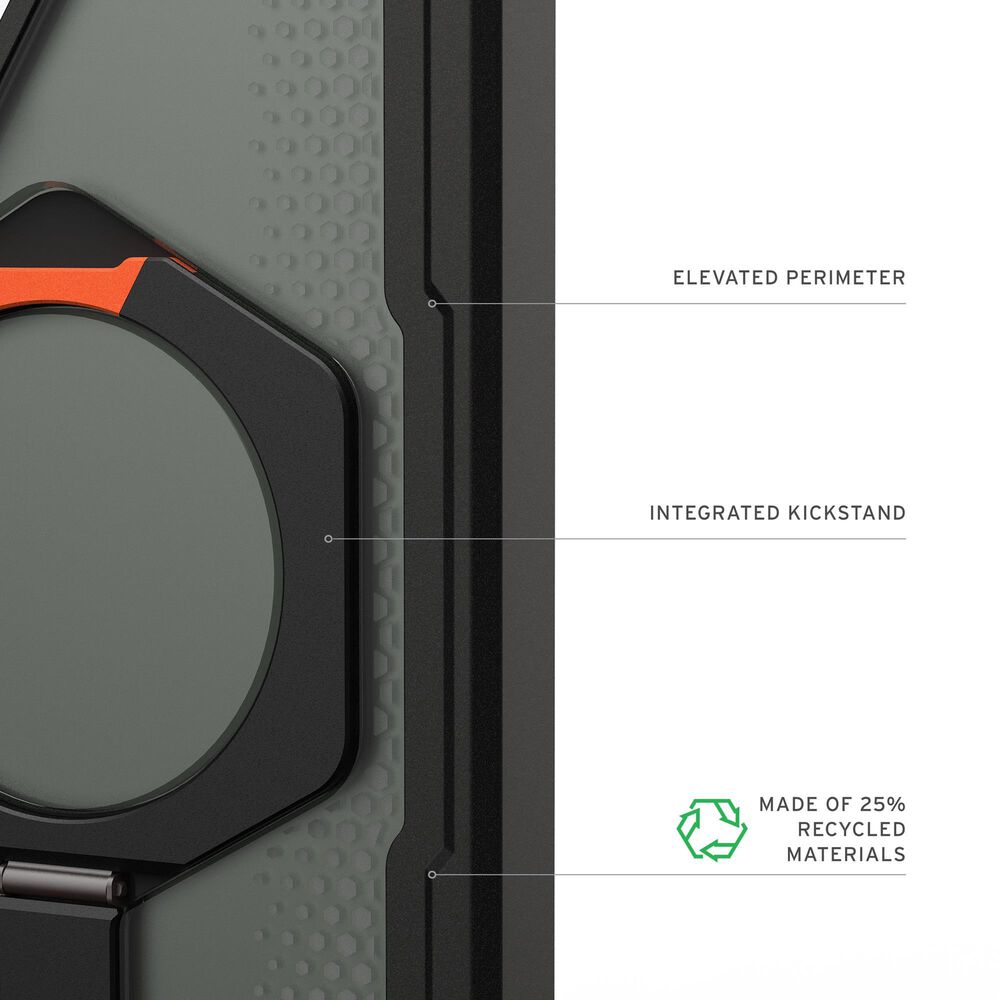 UAG Plasma XTE Case with Magnet for Samsung Galaxy S26 Ultra in Black and Orange, , large