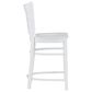 Linon Home Decor Lola Counter Stool in White, , large