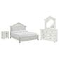 Ashley Montelaine 4-Piece Queen Panel Bedroom Set in Antique White, , large