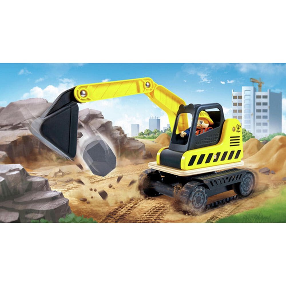 Hape Toys Dig&#39;N Dump Excavator in Multicolor, , large