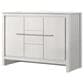 Lexora Home Lafarre 48" Double Bathroom Vanity in White with 2 cm White Cultured Marble Top and Rectangular Sinks, , large