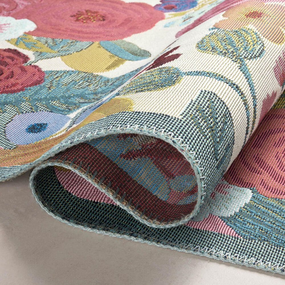 Rifle Paper Co Perennial Garden Party 5&#39;3&quot; x 7&#39;8&quot; Rose and Multicolor Area Rug, , large