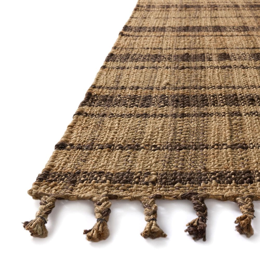 Magnolia Home Louie 5&#39; x 7&#39;6&quot; Natural and Espresso Area Rug, , large