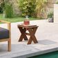HOMLUX Patio End Table in Natural, , large