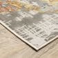 Oriental Weavers Caravan Desert Storm 7"10" x 10"10" Beige and Blue Area Rug, , large