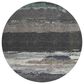 37B Trevi TV8 8" Round Black Area Rug, , large