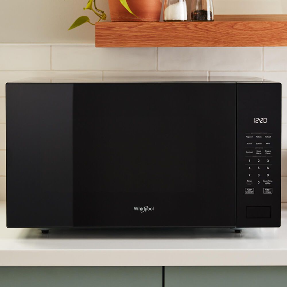 Whirlpool 2.2 Cu. Ft. Sensor Cooking Microwave in Black, , large
