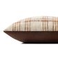 Loloi 22" Square Throw Pillow in Tan, Brown and Multicolor, , large