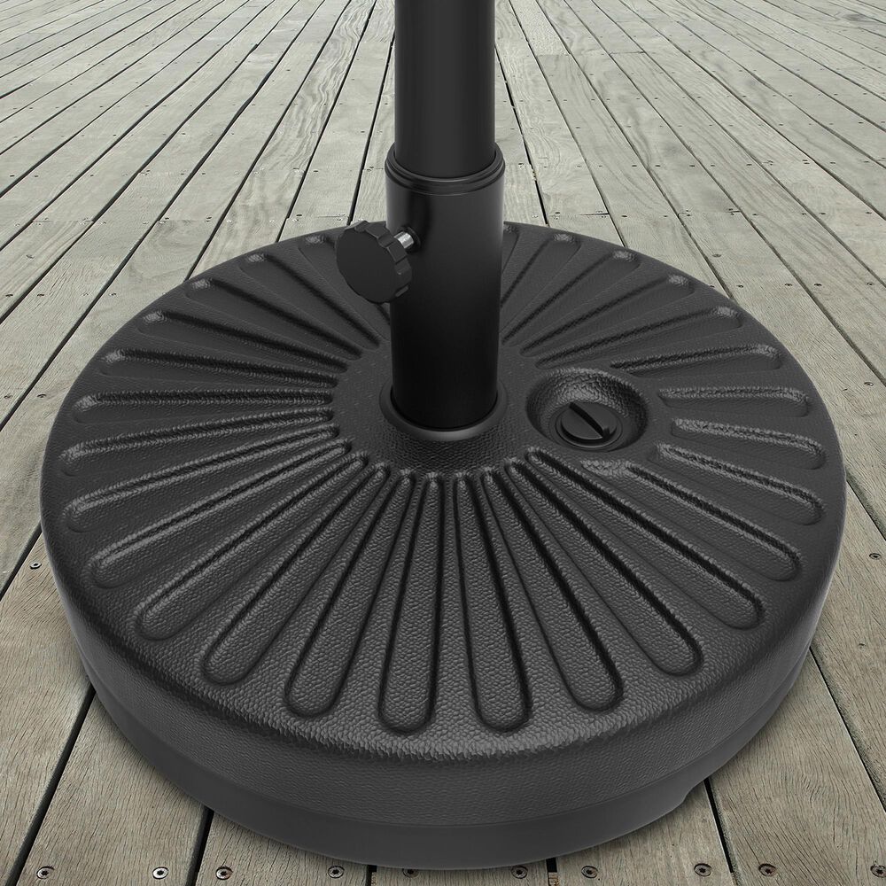 Timberlake Pure Garden 50lb Umbrella Base in Black, , large