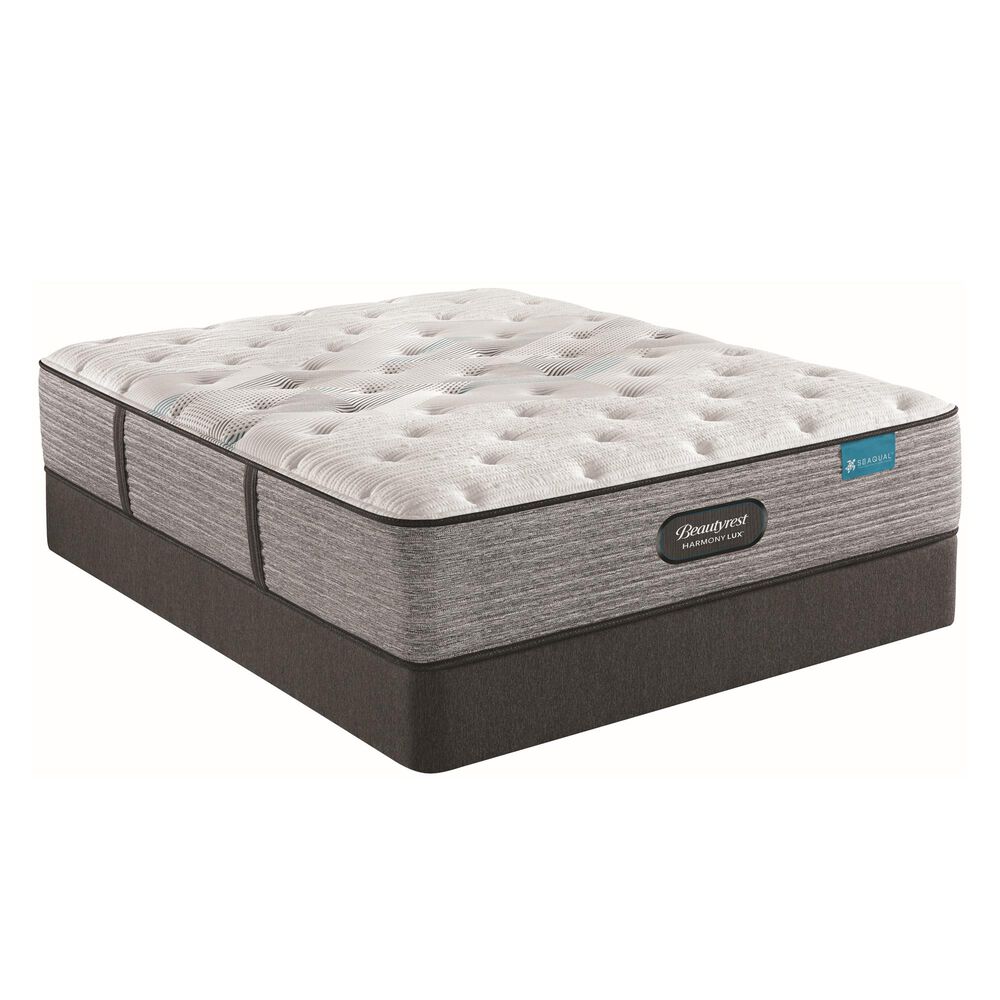 Beautyrest Carbon Series Harmony Lux Medium Queen Mattress with High Profile Box Spring, , large