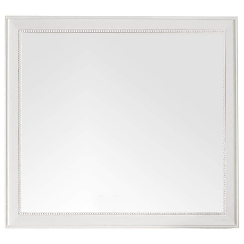 James Martin Bristol 29" Rectangular Mirror in Bright White, , large