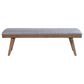 Hawthorne Furniture Oslo 6-Piece Rectangular Dining Set with 24" Leaf in Weathered Chestnut, , large