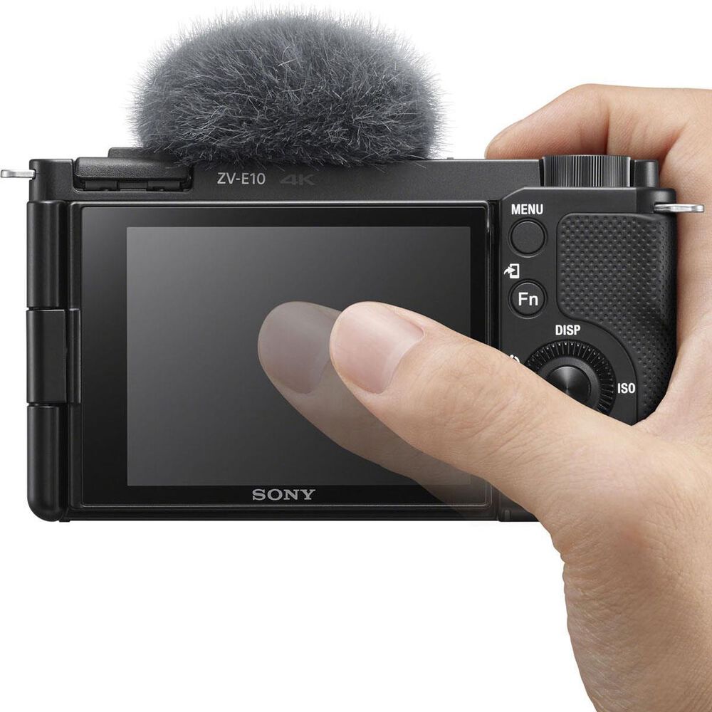Sony Alpha ZV-E10 Camera with 16-50mm Lens in Black, , large