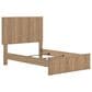 Ashley Gramburg 5 Piece Full Panel Bedroom Set in Warm Brown, , large