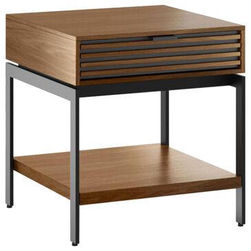 BDI Cora End Table in Natural Walnut and Black, , large