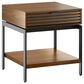 BDI Cora End Table in Natural Walnut and Black, , large