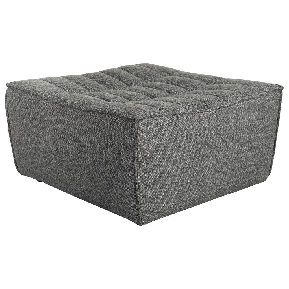 37B Marshall Scooped Seat Ottoman in Grey, , large