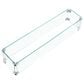 HOMLUX 31" Fire Pit Glass Flame Wind Guard with Aluminum Corner in Clear, , large