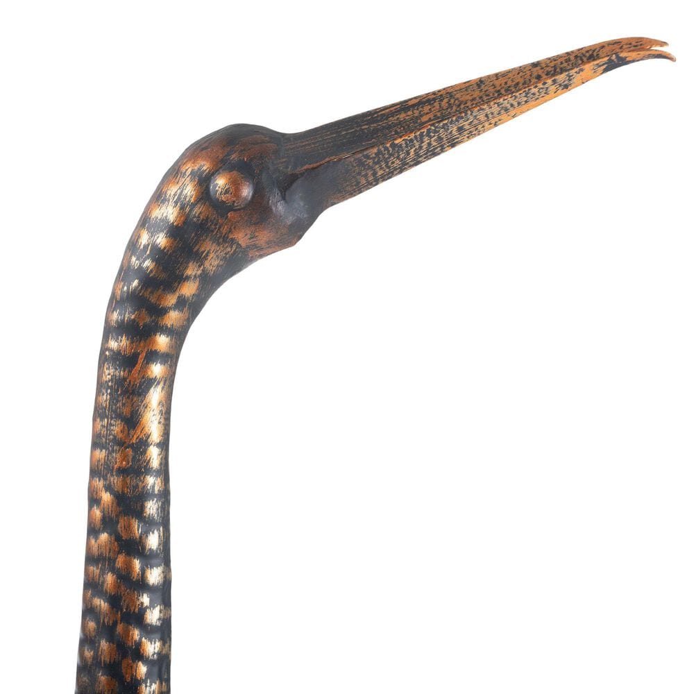 Timberlake Flying Crane Garden Statue in Gold, , large