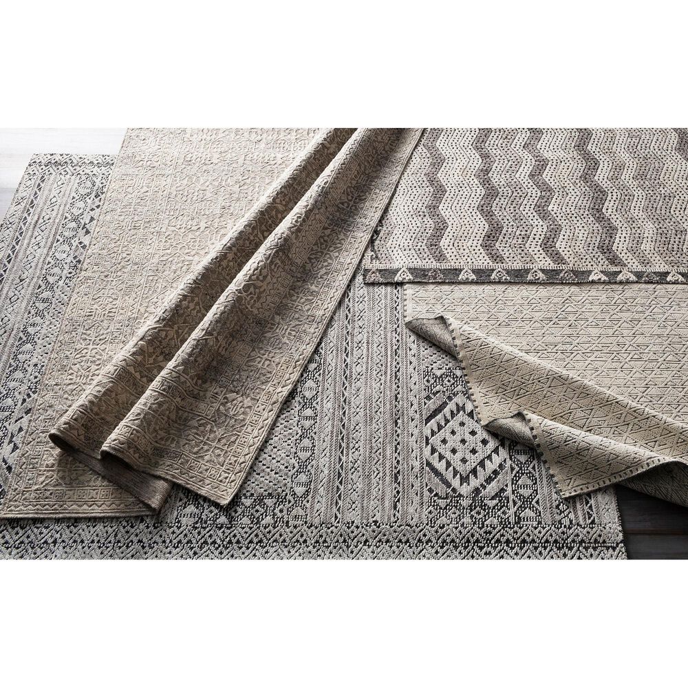 Surya Tunus 10&#39; x 14&#39; Medium Gray, Charcoal and Cream Area Rug, , large