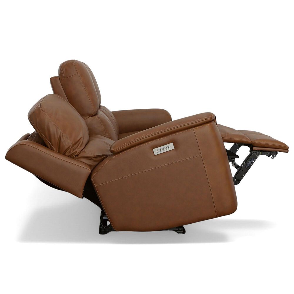 Flexsteel Henry 3-Piece Power Reclining Living Room Set in Caramel, , large