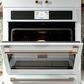 Cafe 2-Piece Kitchen Package with Matte White 30" Smart Built-In Convection Double Wall Oven and Stainless Steel 30" Gas Cooktop, , large