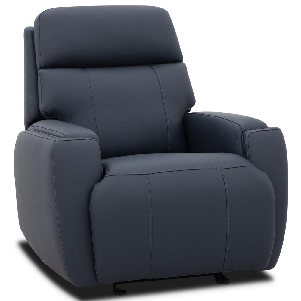 MotoMotion Baur P3 Power Rocker Recliner in Steel Blue, , large