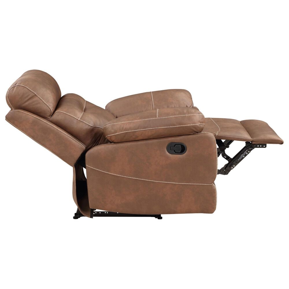 Steve Silver Rudger Manual Recliner in Chestnut Brown, , large
