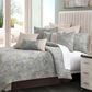 Vista Haus Debonair 10-Piece King Comforter Set in Mist, , large