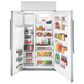 Cafe 24.5 Cu. Ft. Smart Built-in Side-by-Side Refrigerator with Dispenser in Stainless Steel, , large