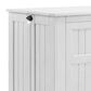 New Day Furniture Daisy Queen Murphy Cabinet Bed in White with Mattress , , large