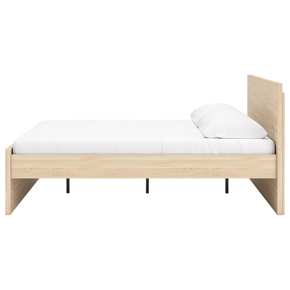 Ashley Onita Queen Panel Platform Bed in Natural, , large