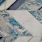 Feizy Indio 1"8" x 2"10" Navy and Beige Area Rug, , large