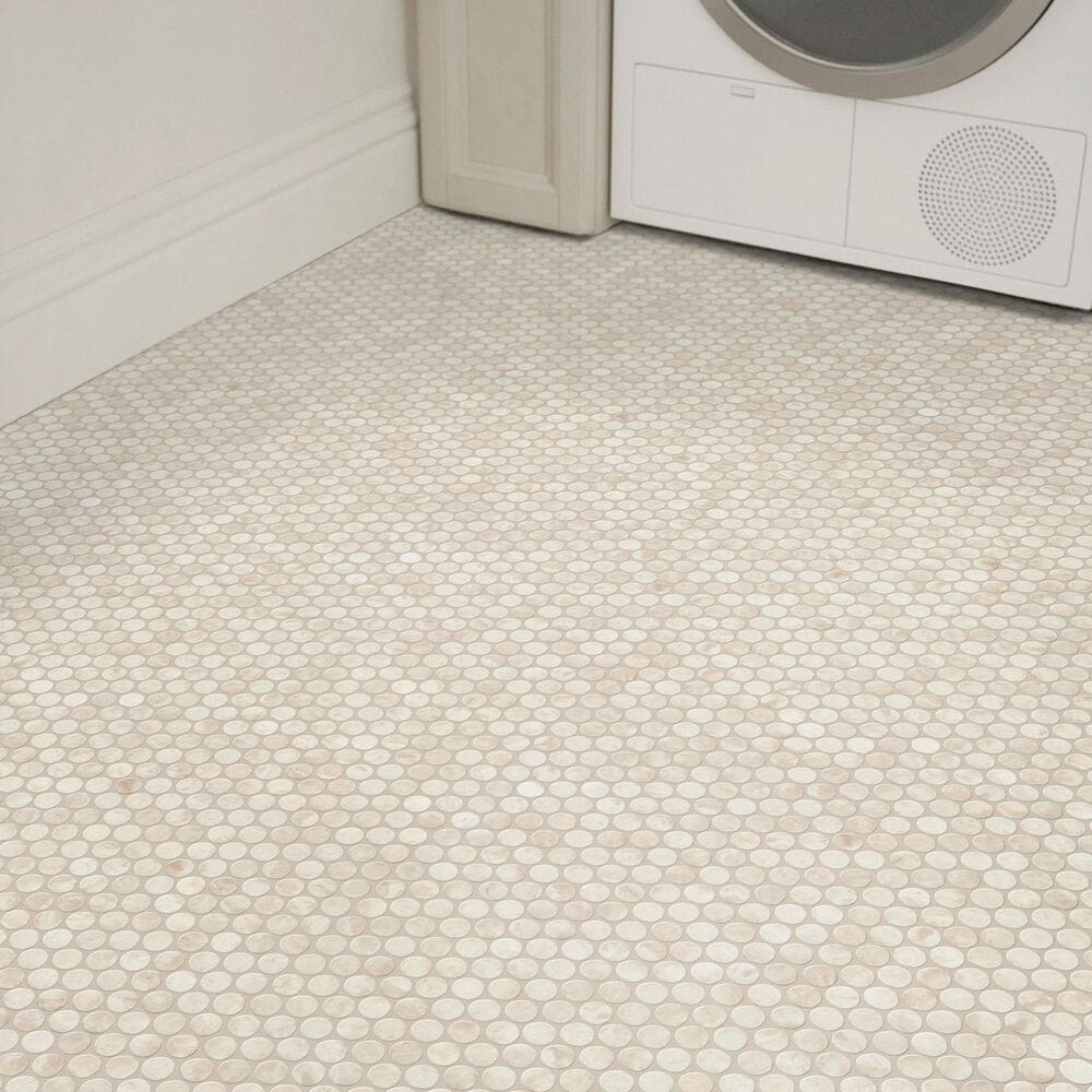 Shaw Embrace Sand Wash 10.63" x 11.88" Glass Mosaic Sheet, , large