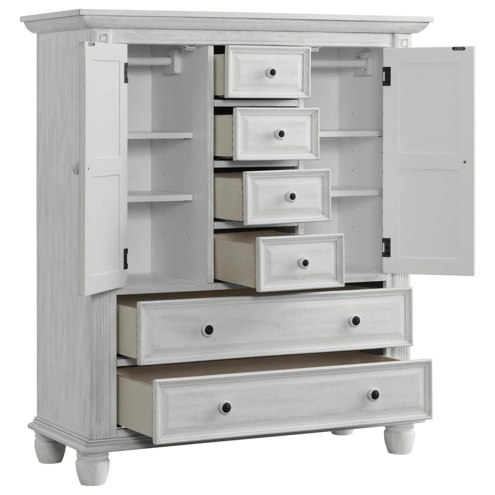 Oxford Baby London Lane 6-Drawer Chifferobe in Vintage White, , large