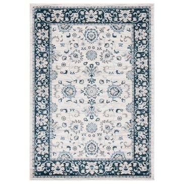 Safavieh Isabella 8" x 10" Cream and Navy Area Rug, , large