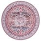 Safavieh Serapi SEP550 6"7" Round Light Blue and Red Area Rug, , large