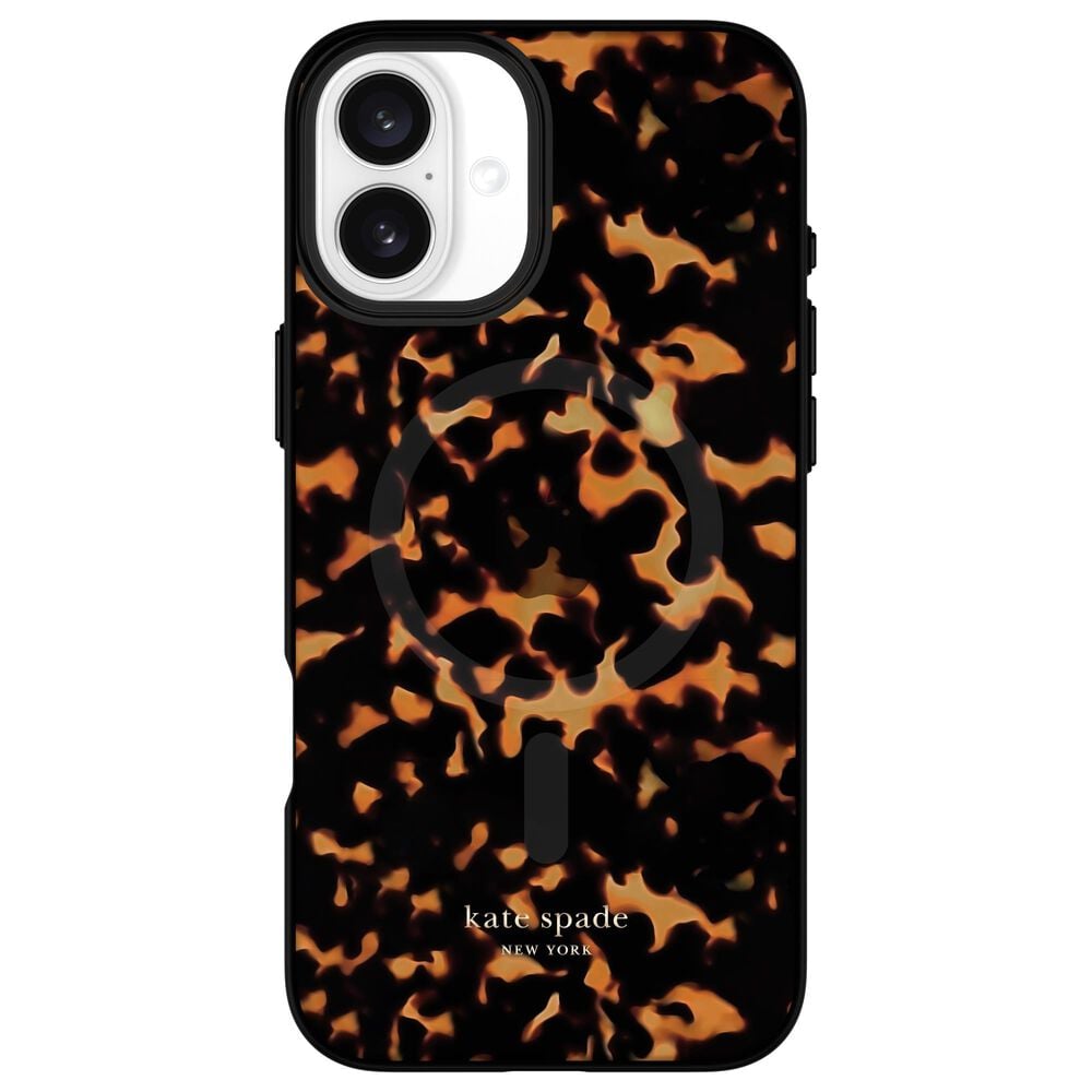 Kate Spade Protective MagSafe Case for iPhone 16 Plus in Tortoiseshell, , large