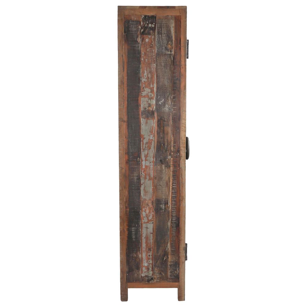 Home Trends &amp; Design Steampunk Cabinet in Brown and Gunmetal, , large