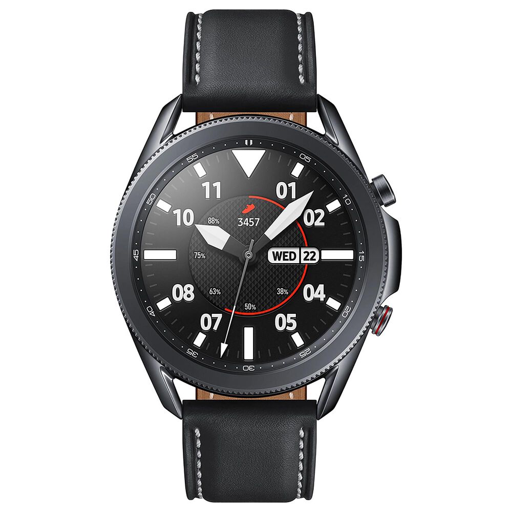 Samsung Galaxy Watch 3 Smartwatch 45mm LTE in Mystic Black, , large