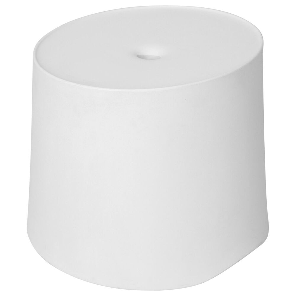 Floating Luxuries Side Table with Umbrella in White and Aruba, , large