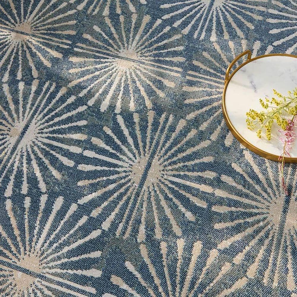 Jaipur Polaris Calvary 5&#39;3&quot; x 7&#39;6&quot; Rainy Day, Doeskin, Stormy Weather and Chinois Green Indoor/Outdoor Area Rug, , large